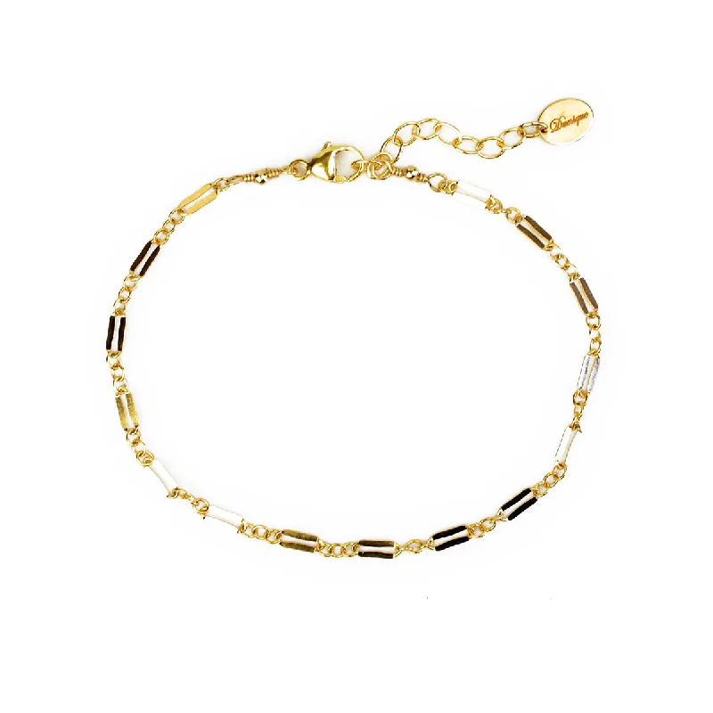 women's lotus bracelets-Delicate 14k Gold-Filled Box Chain Bracelet