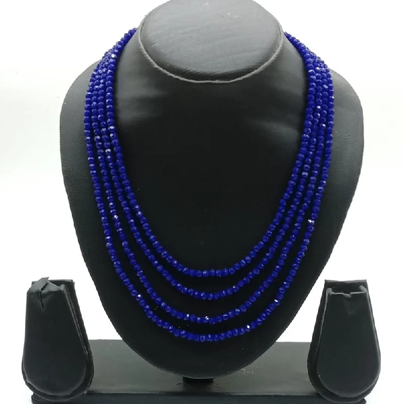 women's luxury crystal necklaces-Anjali Jewellery Multi Layer Pearls Long Necklace