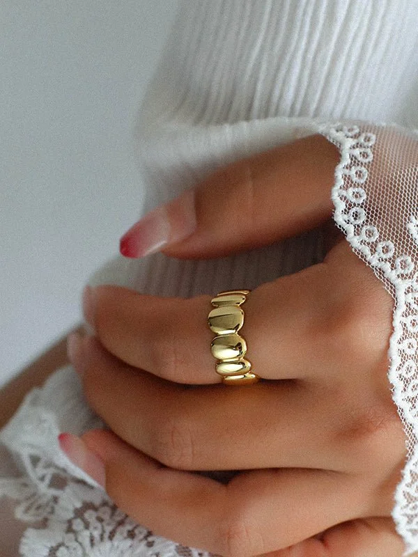 women's minimalist rings-Sterling Sliver Lace Ring