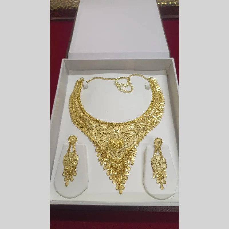 women's diamond necklaces-Pari Art Jewellery Forming Necklace Set