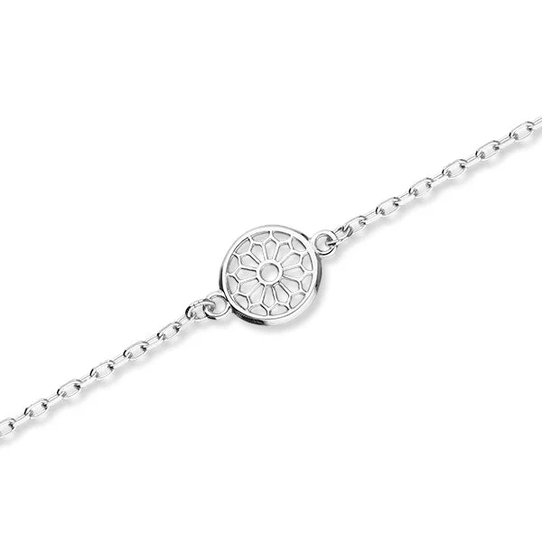 women's star bracelets-St Magnus Silver Bracelet BL504