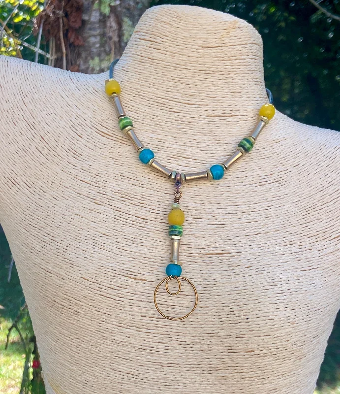 women's recycled necklaces-Minimalist Boho Necklace