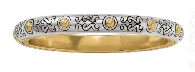 women's personalized bangles-Aries Hinged Bangle From the Aries Collection