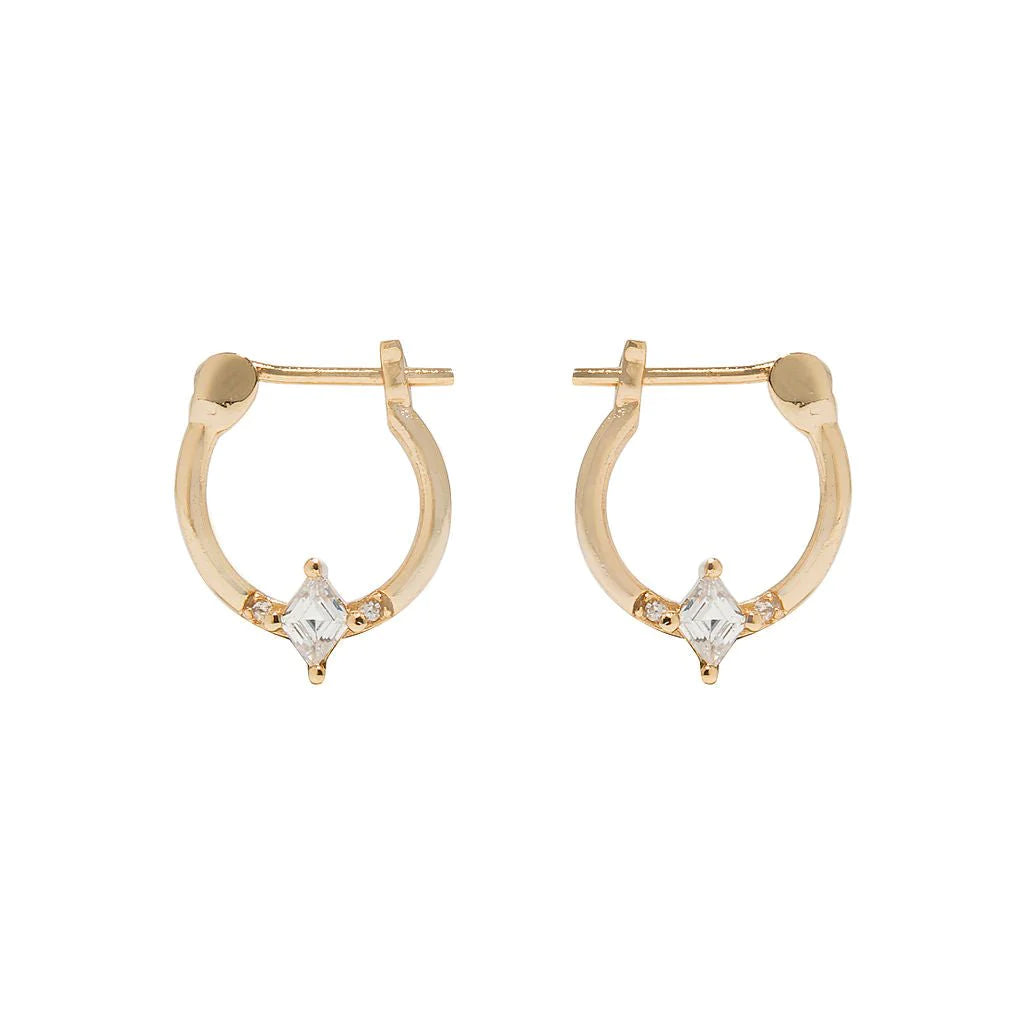 women's chandelier earrings-Nomad Hoops