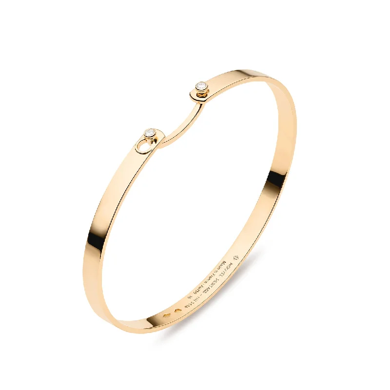 women's simple cuff bracelets-Monday Morning Bangle