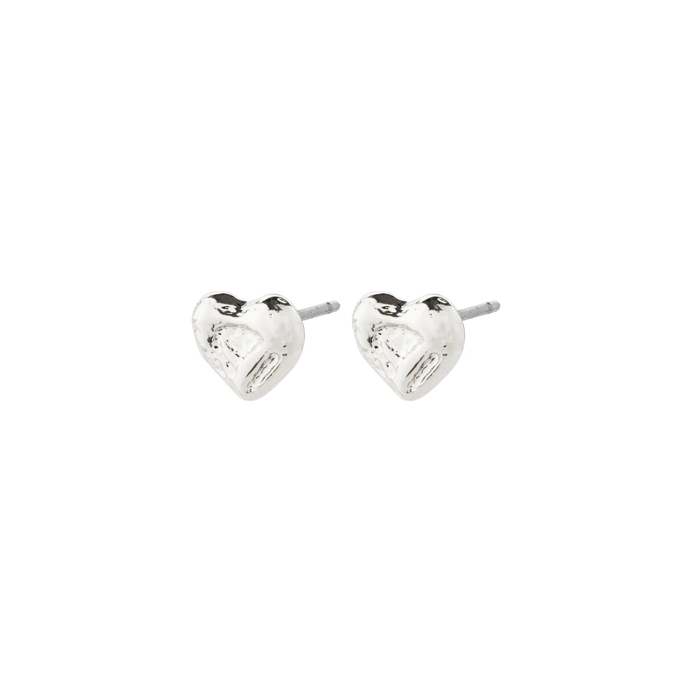 women's silver hoop earrings-Arlet Silver Plated Studs