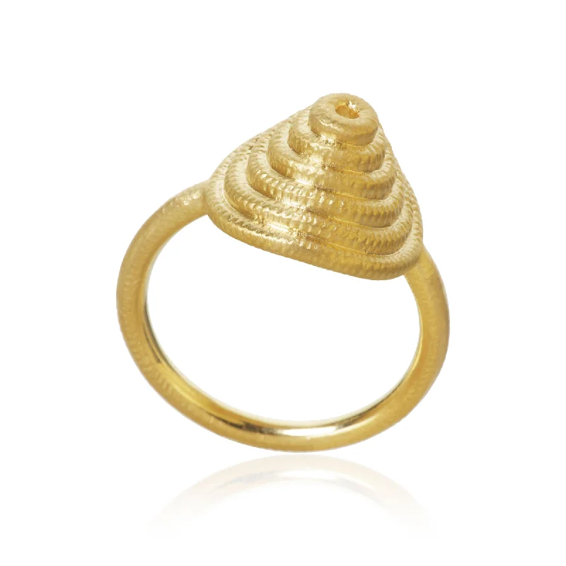 women's cute rings-Thera Twist 18K Gold Ring