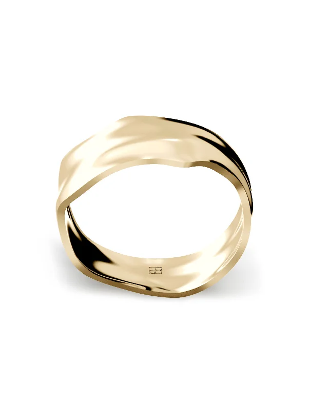 women's small rings-Liquid N°1 18K Gold Ring