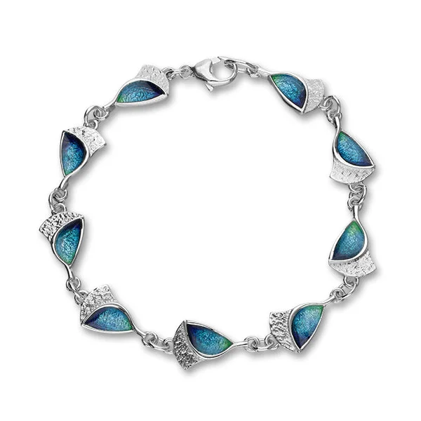 women's silver-plated bracelets-Haven Silver Bracelet EBL96