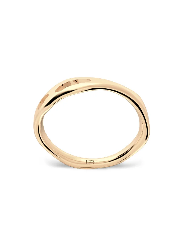 women's friendship rings-Liquid N°4 18K Gold Ring