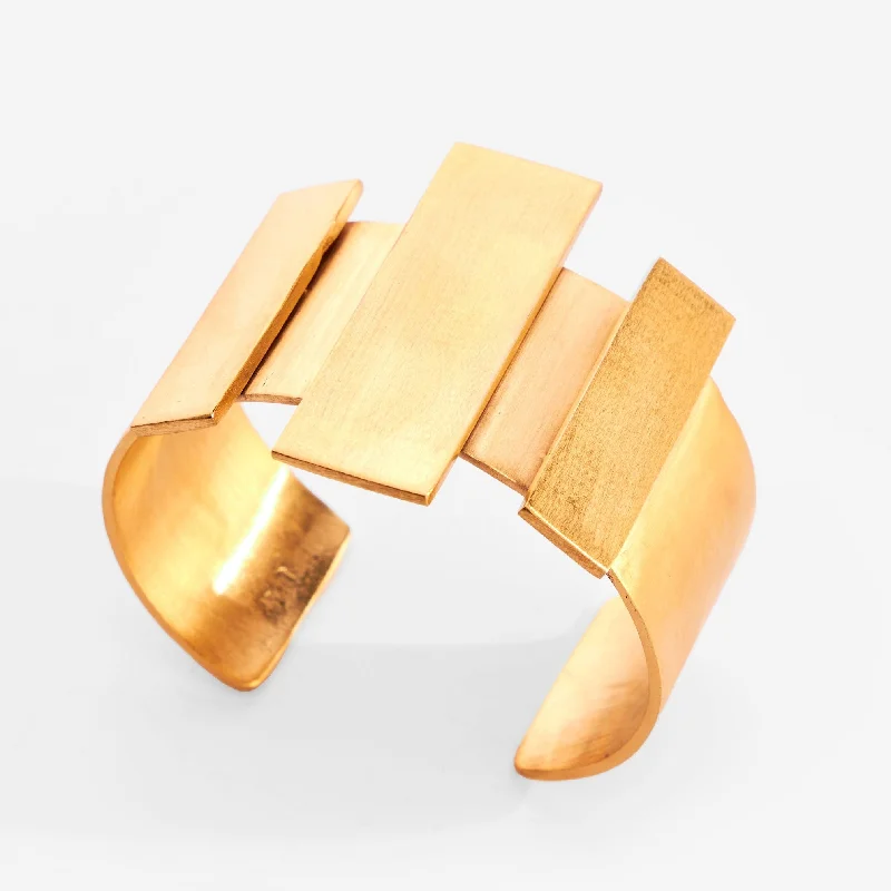 women's large bangle bracelets-Cala Bar Statement Cuff