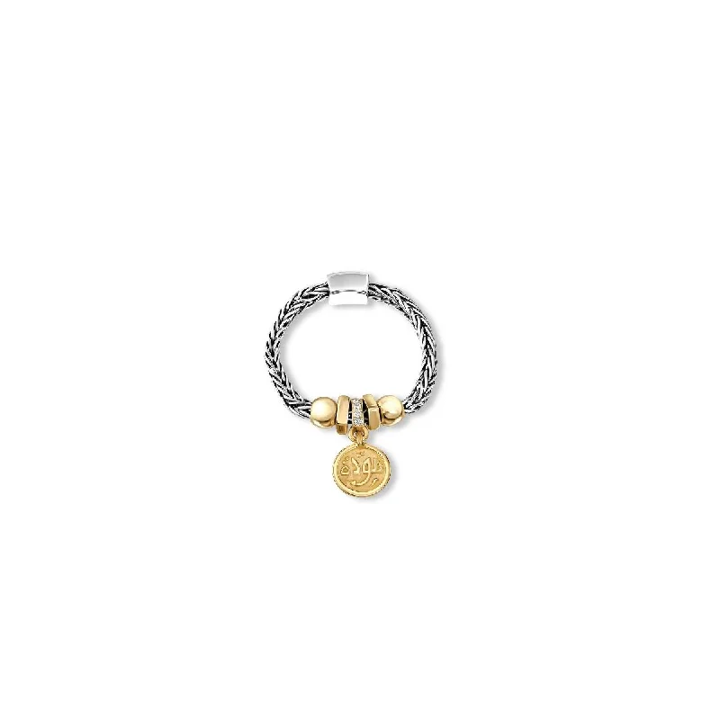 women's small rings-Affection Roman Chain Ring