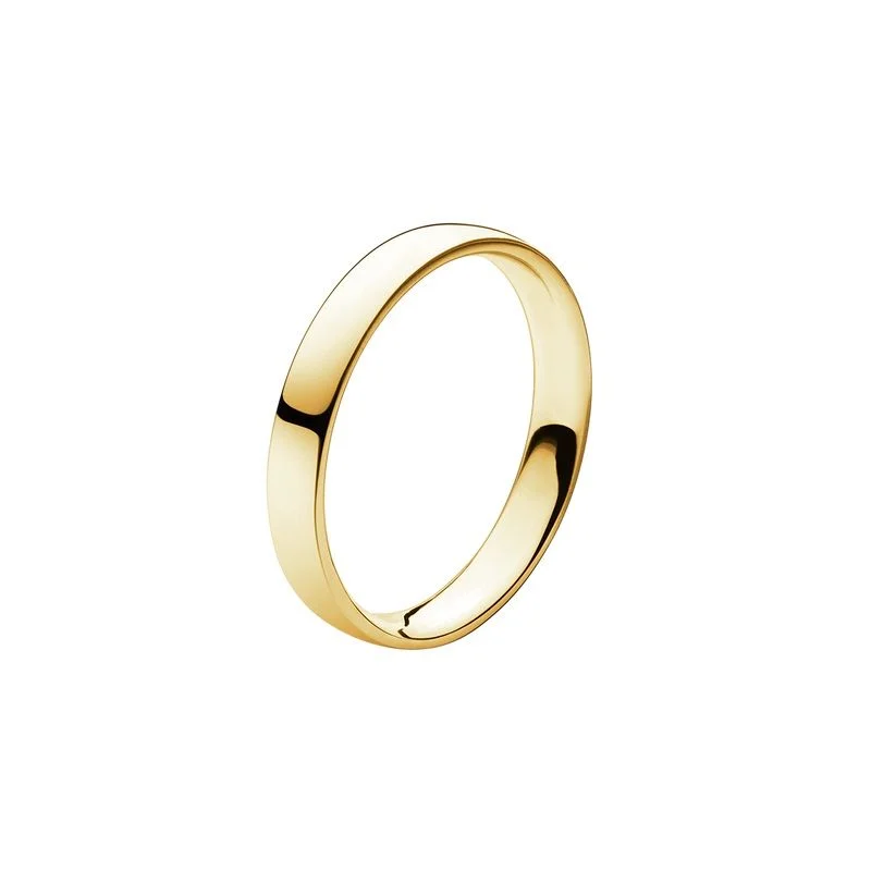 women's infinity rings-Magic 3,8mm 18K Gold Ring