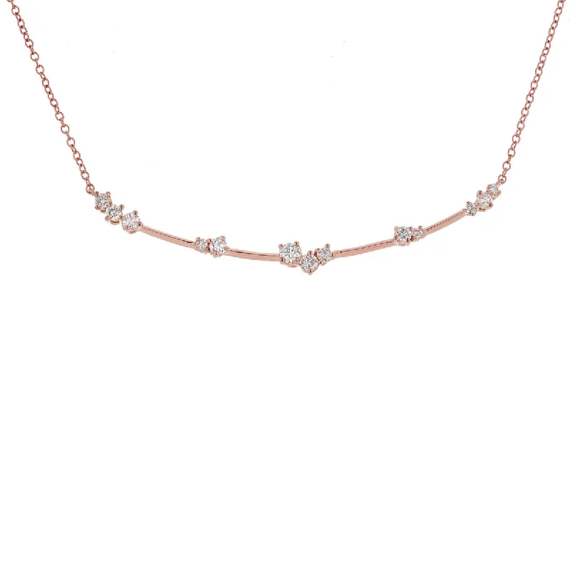 women's fashion-forward necklaces-Constellation Star Cluster Necklace