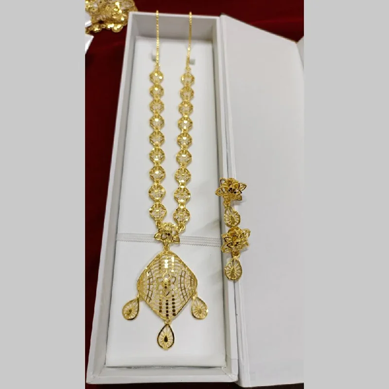 women's anniversary necklaces-Pari Art Jewellery Forming Necklace Set