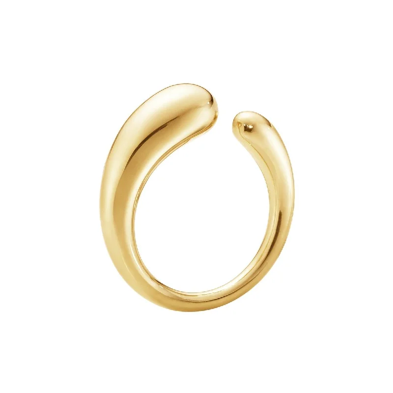 women's thick rings-Small Mercy 18K Gold Ring