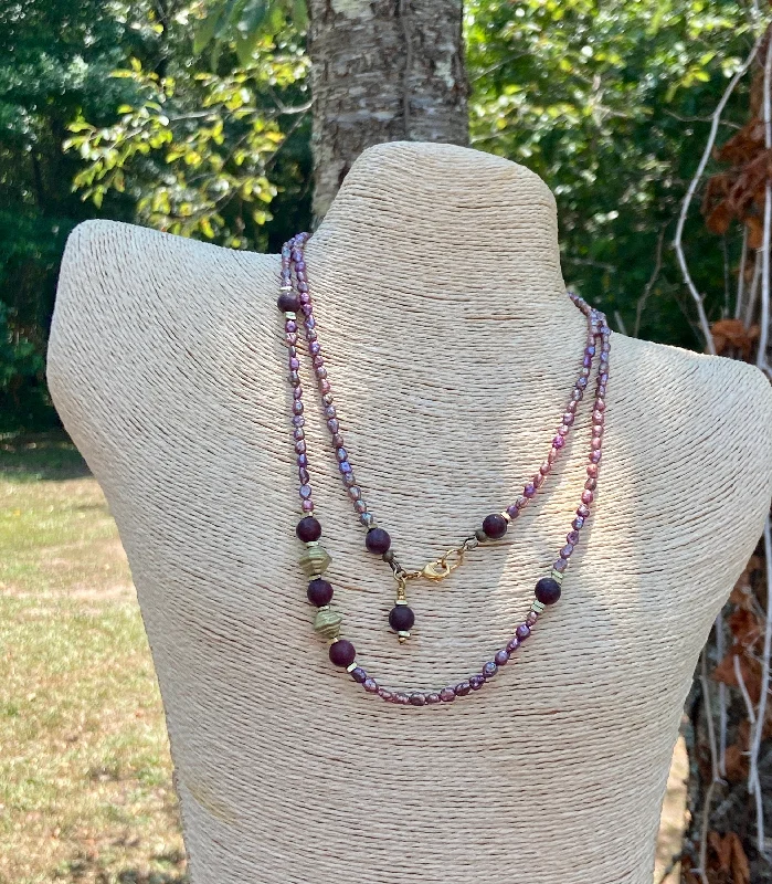 women's adjustable necklaces-Plum Vintage Japanese Rice Pearl Necklace